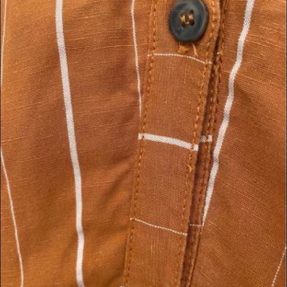 ASTR The Label Midi striped rust color dress - Picture 9 of 11